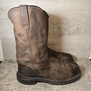 Red Wing Men's 9.5 SUPERSOLE 11" Waterproof Pull-On Steel Toe Met Guard 4436